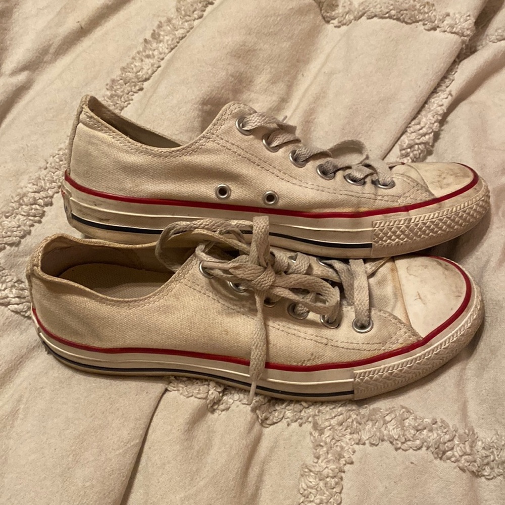 all white converse